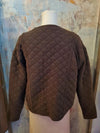 Brown Quilted Jacket