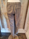 Herringbone Pattern High Waist Flare Pants