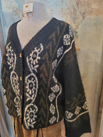 Trim Detail Sweater Cardigan