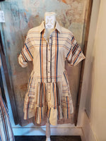 Plaid Mini Shirt Dress