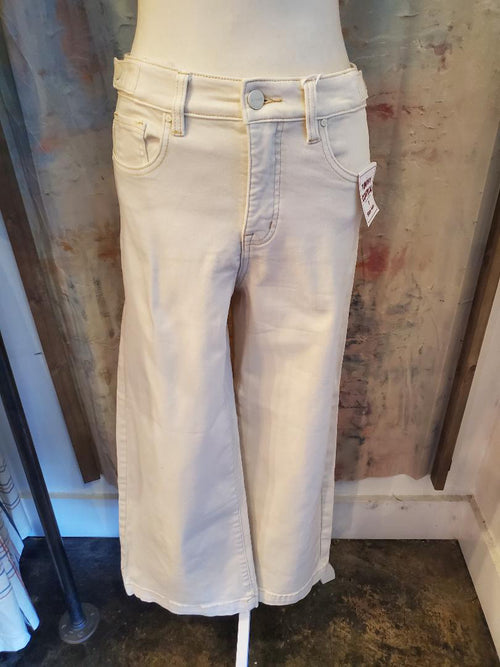 High Rise Crop "Tummy Control" Denim