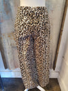 Two Pocket Leopard Print Pants