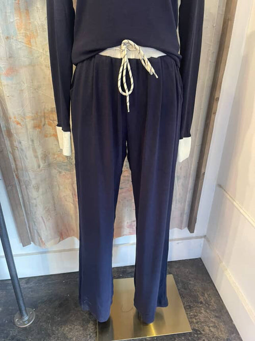 Contrast Waistband Pants