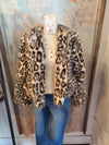 Animal Print Faux Fur Jacket
