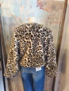 Animal Print Faux Fur Jacket