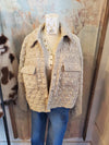 Quited Collared Jacket with Pockets