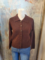 Collar Detail Button Up Cardigan
