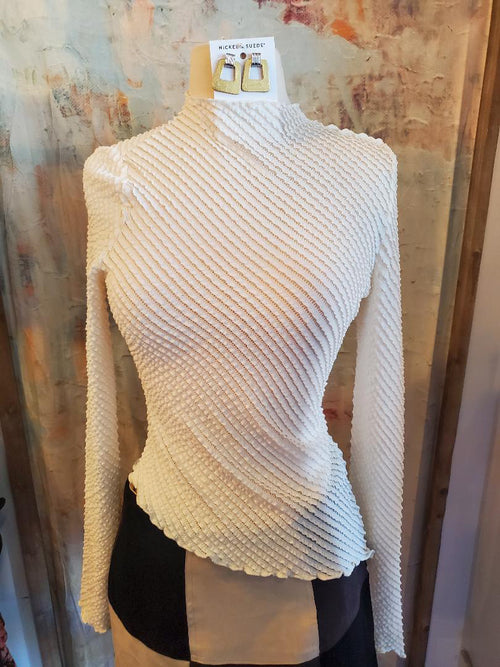 Long Sleeve Lightweight Boat Neck Top
