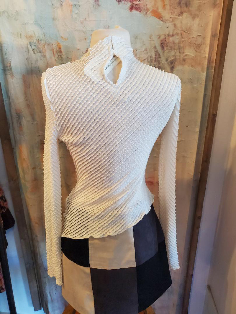 Long Sleeve Lightweight Boat Neck Top