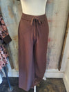 Soft Knit Pants with Drawstring