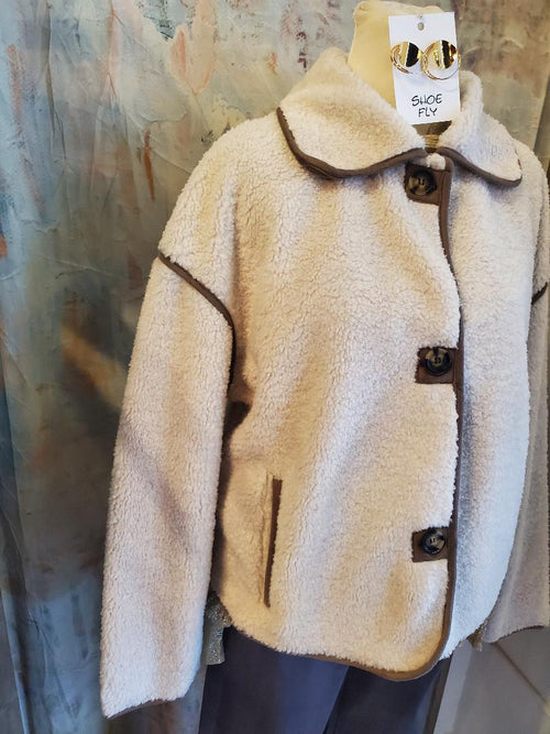 Oversized Faux Shearling Jacket