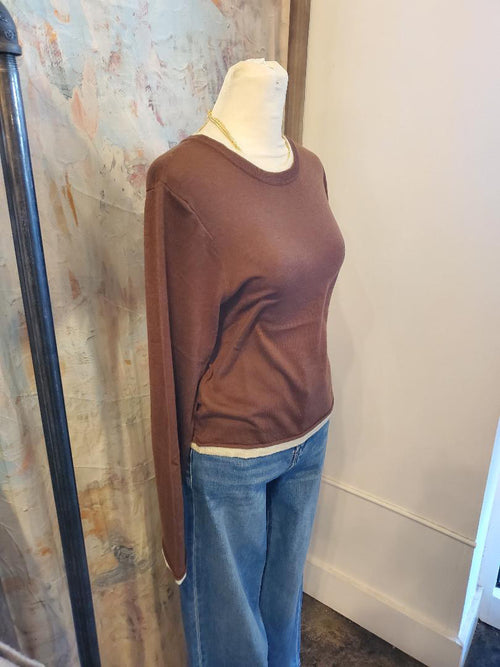 Long Sleeve Layer Knit Top