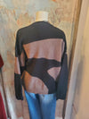 Abstract Pattern Sweater Top