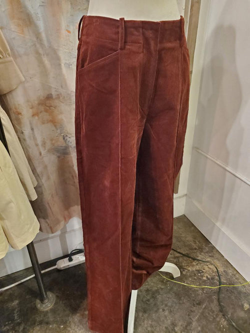 Front Seam Cord Pants