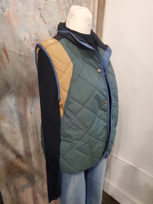 Color Block Padded Vest