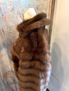 Faux Fox Fur Jacket with Zip Front and Pockets