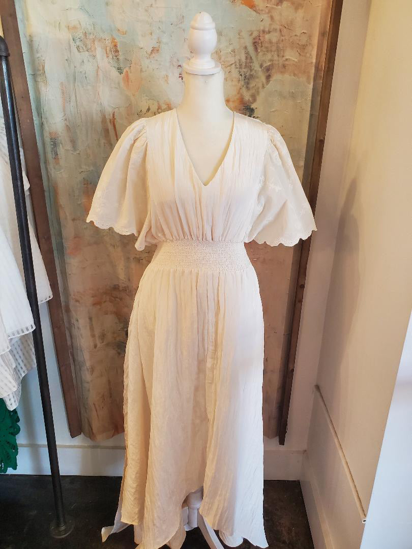 Embroidery Detail Maxi Dress