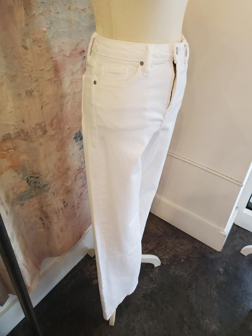 Vintage Relax Slight Flare White Denim