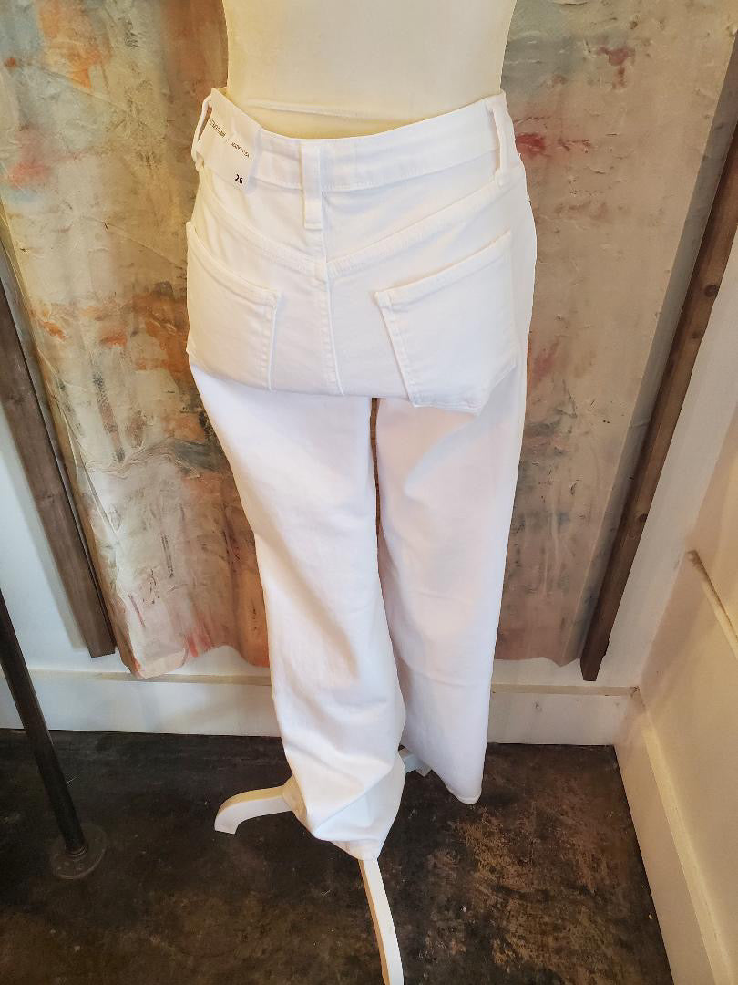 Vintage Relax Slight Flare White Denim