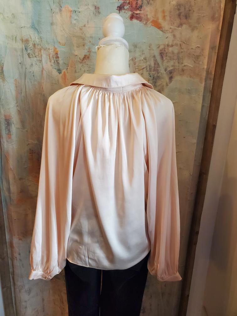 Long Sleeve Tie Front Top