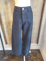 Straight Wide Leg Pants with Front Pocket