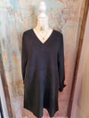 Long Sleeve Suede Dress_