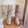 Mid Calf Suede Boot