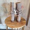 Mid Calf Suede Boot