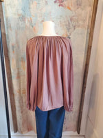 Solid Satin Blouse