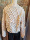 Knit Sweater Biker Jacket