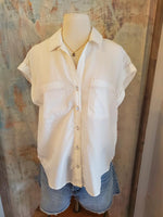 Tencel Short Sleeve Button Up Shirt