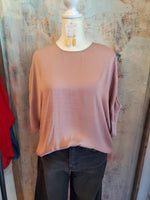 Dolman Short Sleeve Blouse _