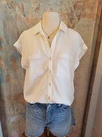 Tencel Short Sleeve Button Up Shirt