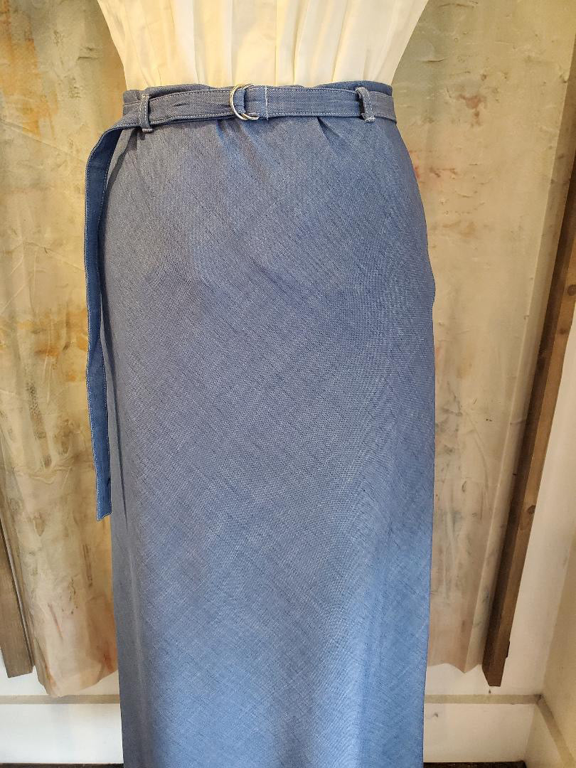 Midi Dress with Belt Detail