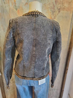 Braid Trim Denim Jacket