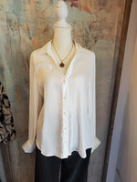 Button Front Sleeve Top