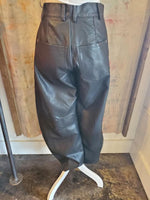 Faux Leather Wide Pants