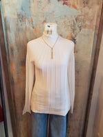 High Neck Soft Ribbed Top