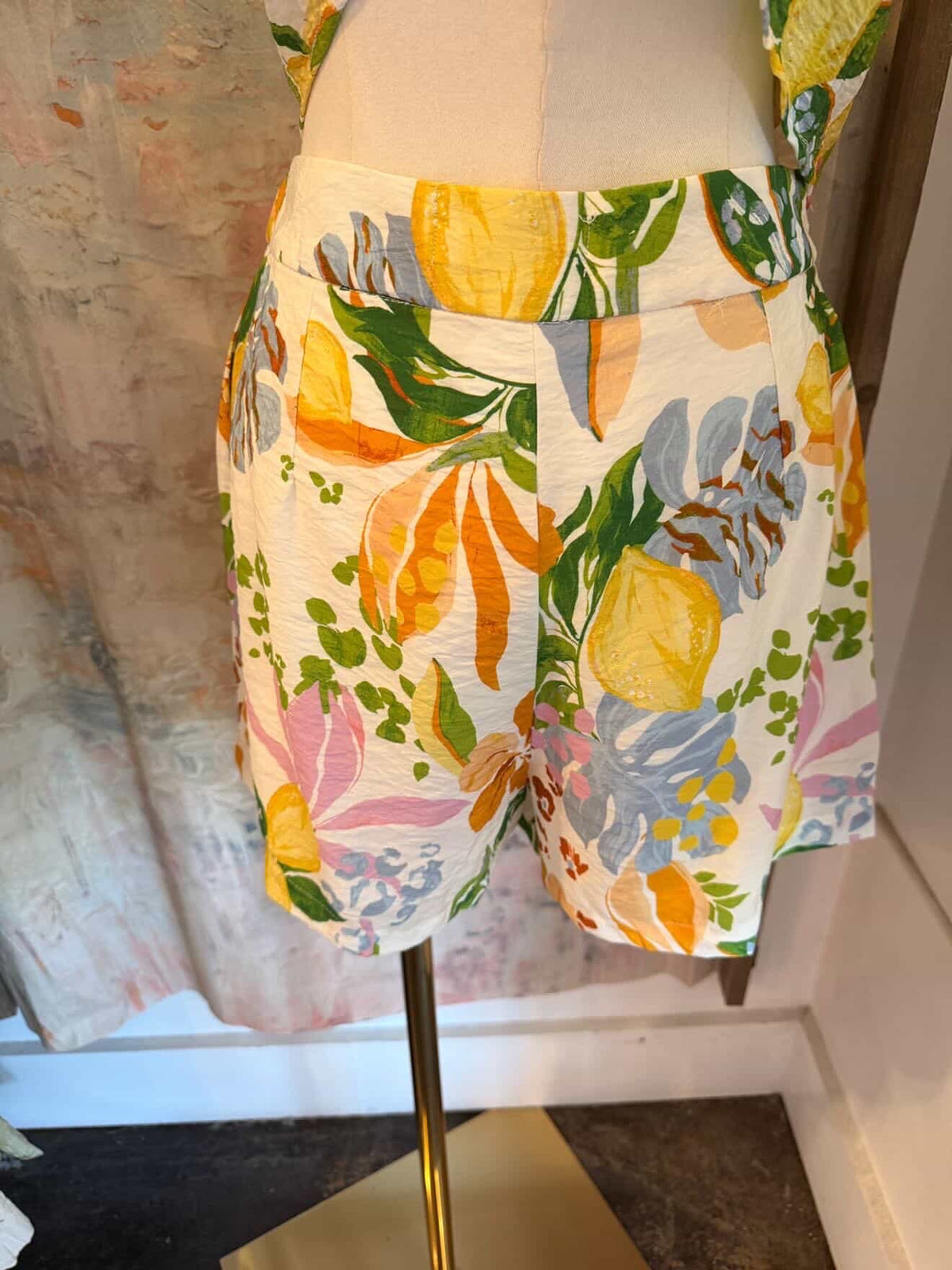 Tropical Print Shorts