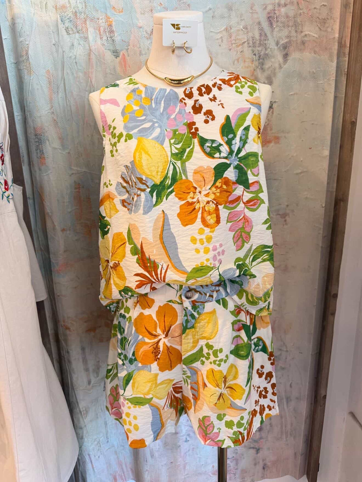 Tropical Print Shorts