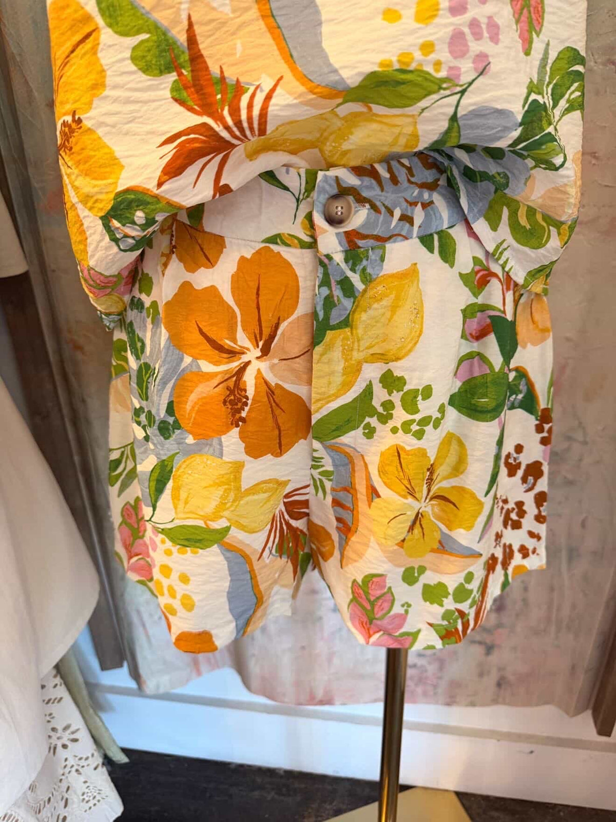 Tropical Print Shorts