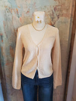 Long Sleeve Cardigan Hook and Eye Front