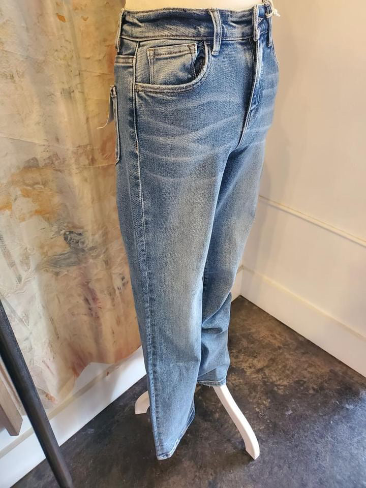 High Rise Straight Denim_