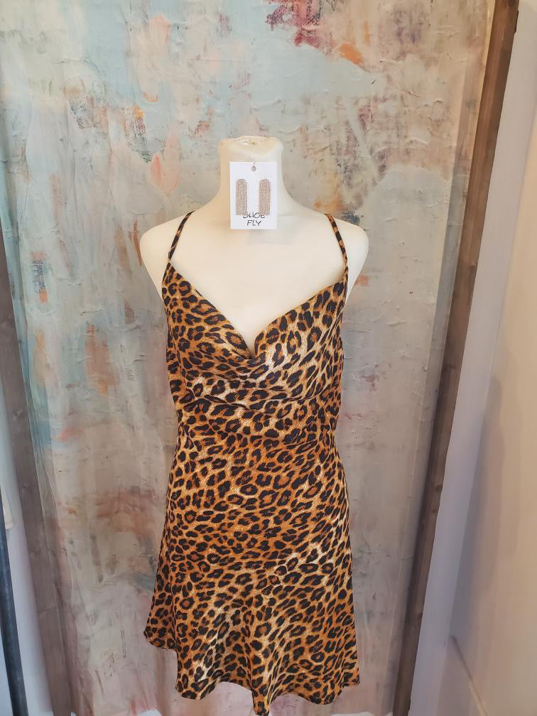 Animal Print Tank Dress