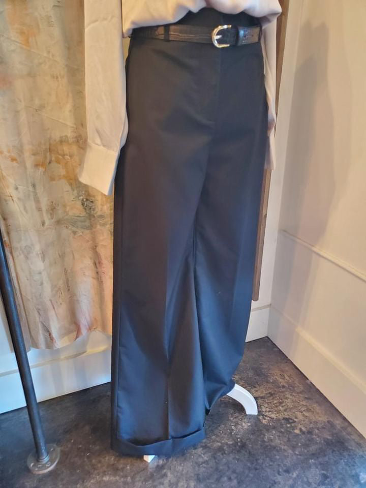 Woven Pant with Flare Leg