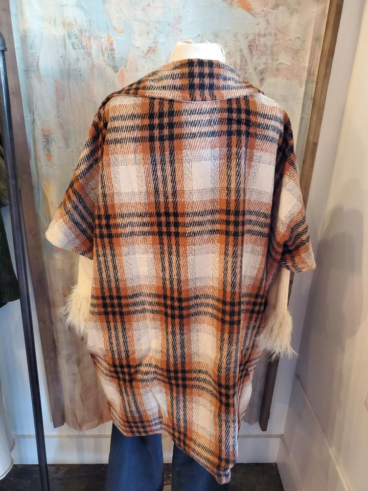 Plaid Oversized Coat