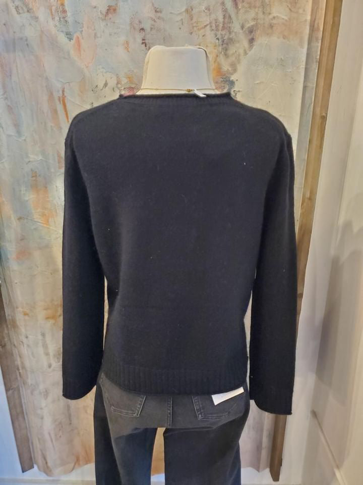 Soft Crew Neck Sweater Top