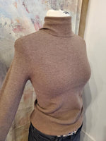 T Neck Ribbed Top