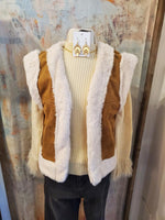 Shearling Suede Vest