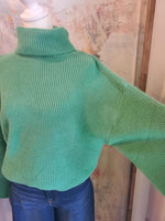 T Neck Soft Sweater Top